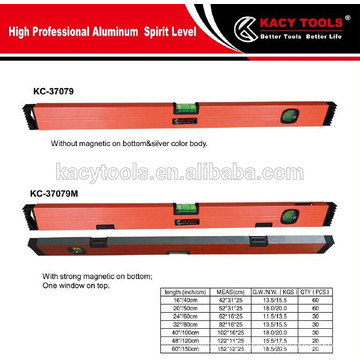 Heavy-duty aluminum magnetic angle degree measuring tools Box machine spirit level
